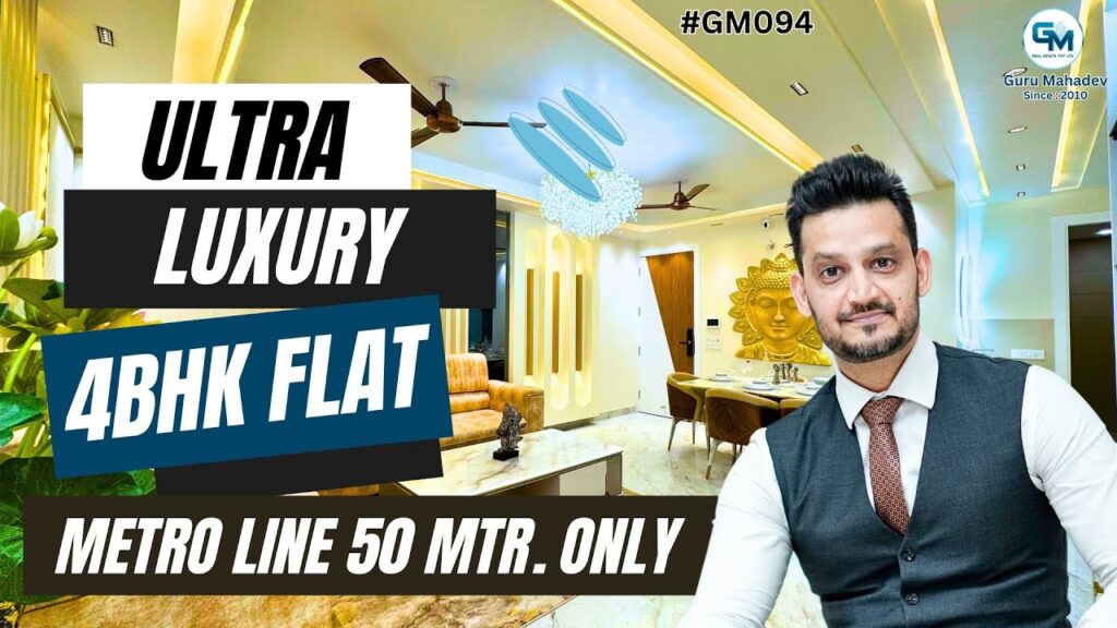 Modern 4 BHK apartments in prime locations of Dwarka with spacious interiors and premium amenities