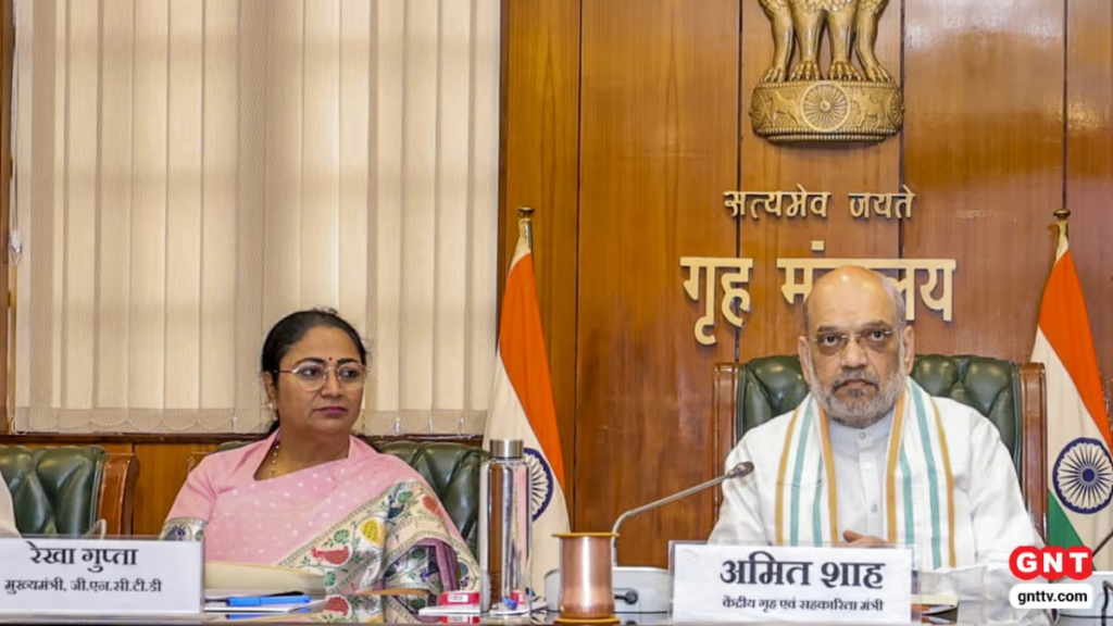 delhi cm rekha gupta & amit shah