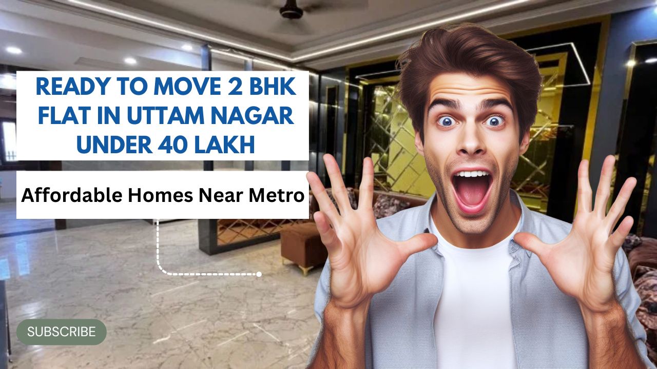 Ready to Move 2 BHK Flat in Uttam Nagar Under 40 Lakh – Affordable Homes Near Metro