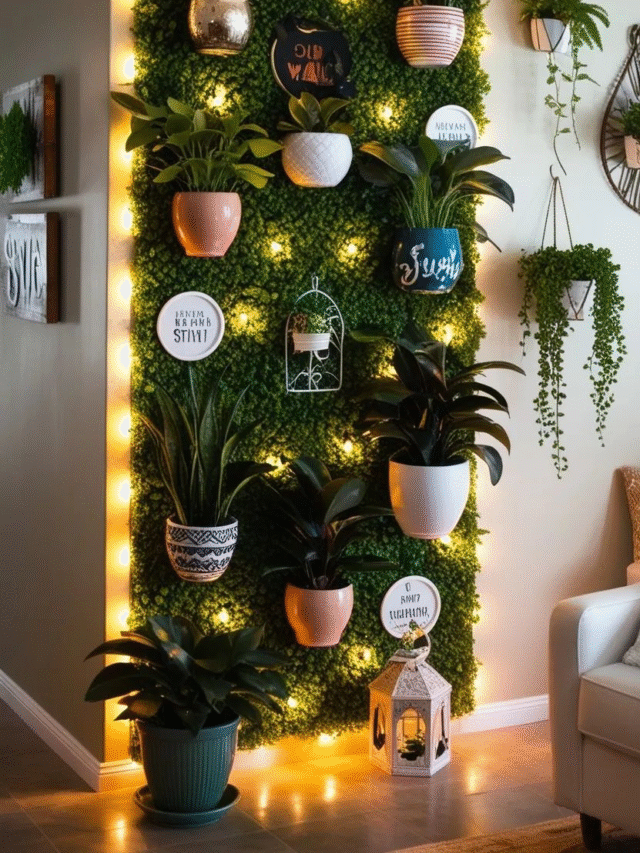 Floating Shelves with Decorative Items