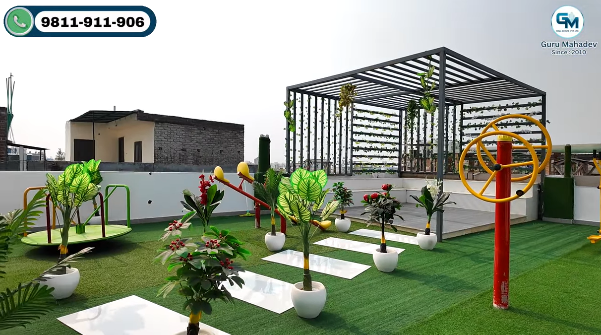 Cricket on terrace 2BHK