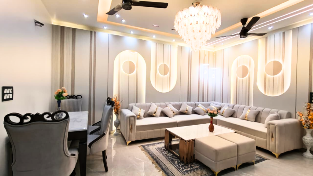 Luxury living room interior