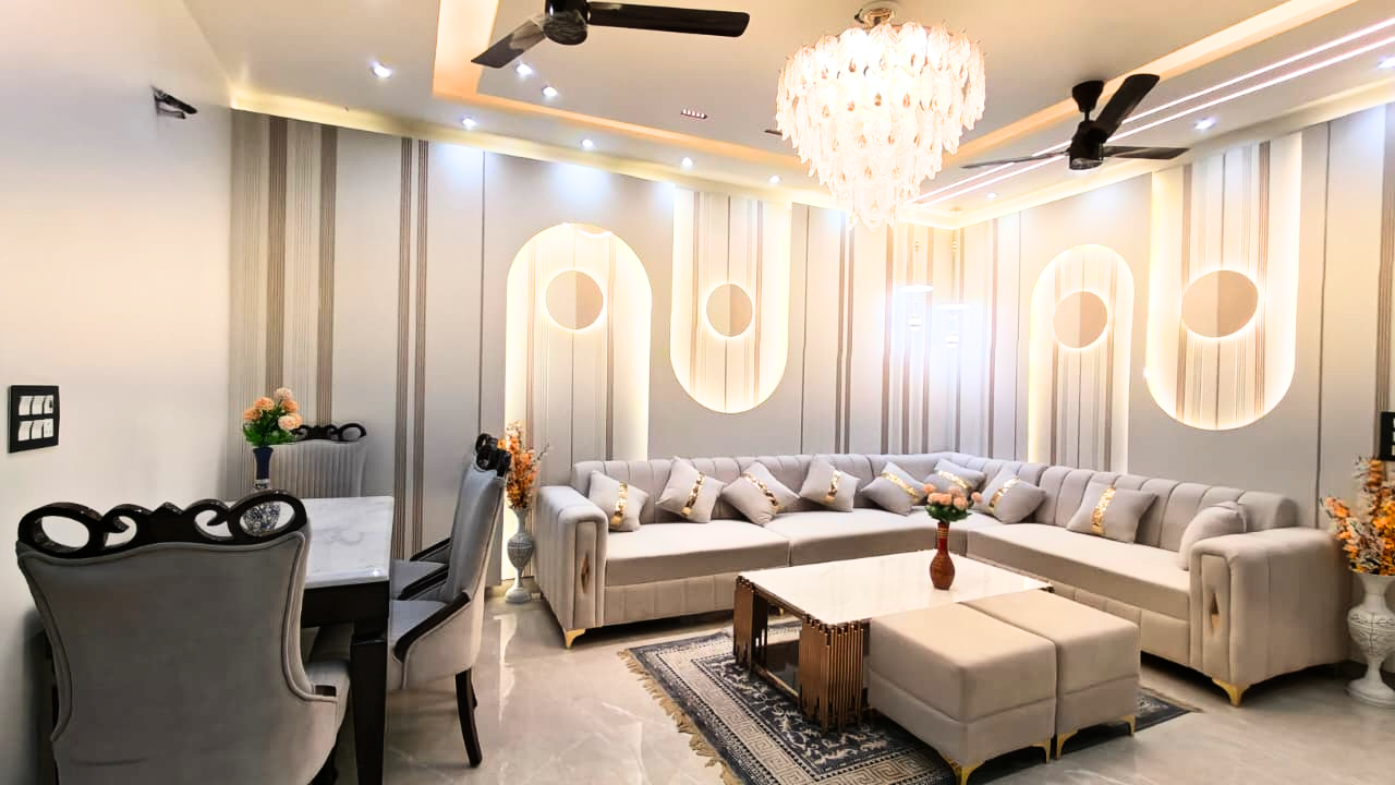 Luxury living room interior