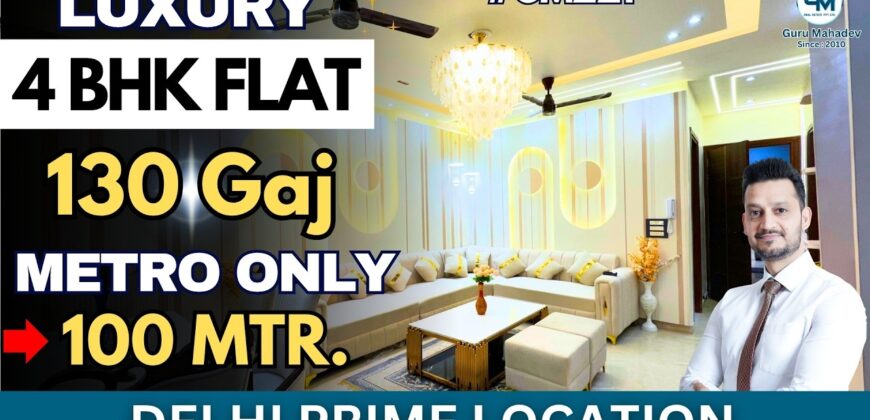Front Facing 4 BHK Flat Near Gurudwara Road, Mohan Garden, Nawada, Delhi