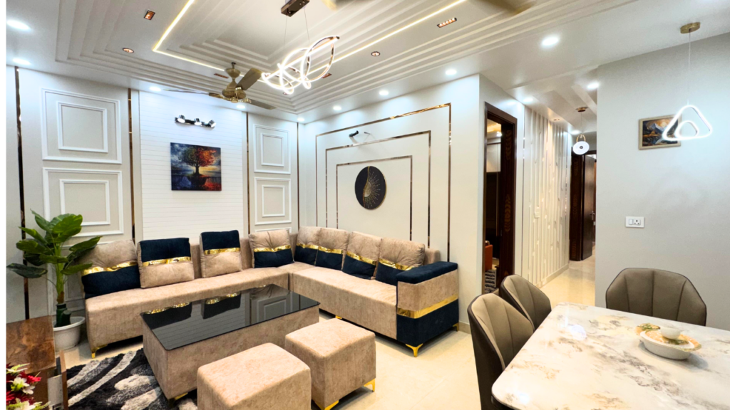 Modern living room interior design