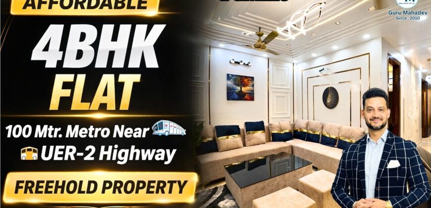 Premium 4BHK Front-Side Flat for Sale Near Nangli Metro — Rana Ji Enclave