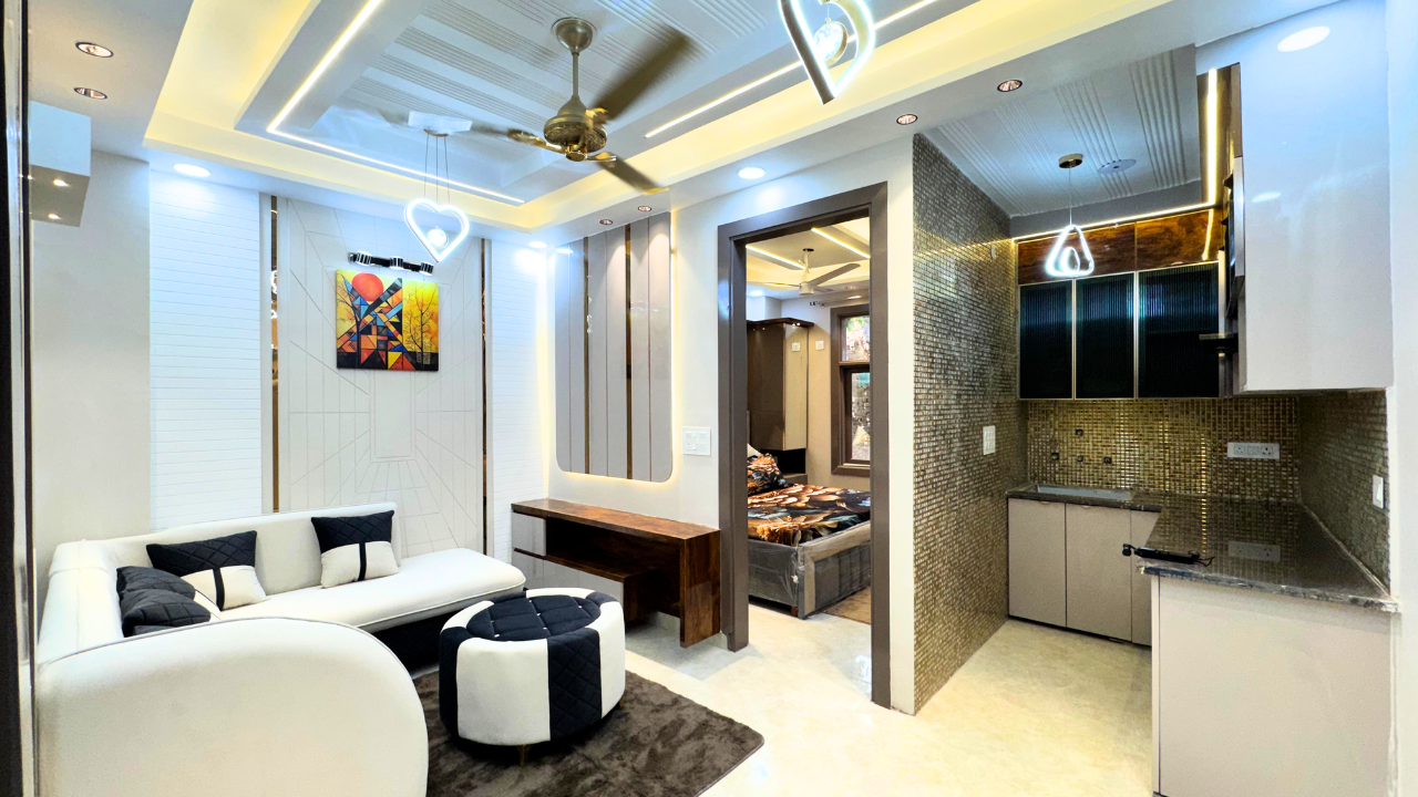 Modern living room interior design