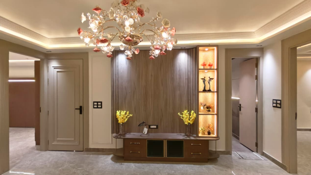 semi furnished 3 BHK flat in Sainik Nagar, Nawada, Delhi