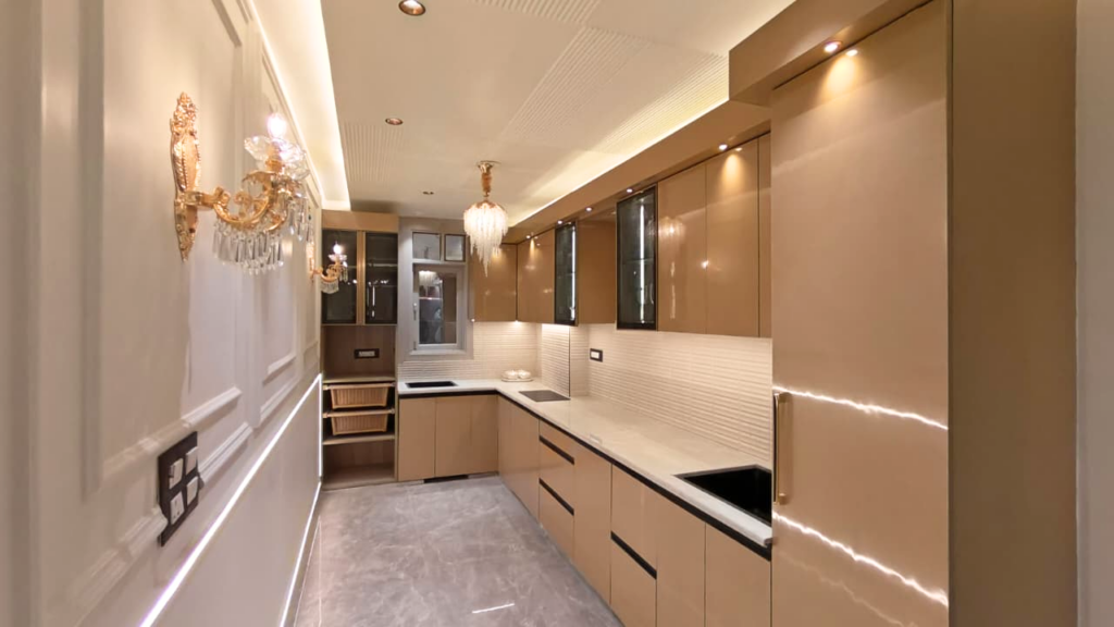 semi furnished 3 BHK flat in Sainik Nagar, Nawada, Delhi