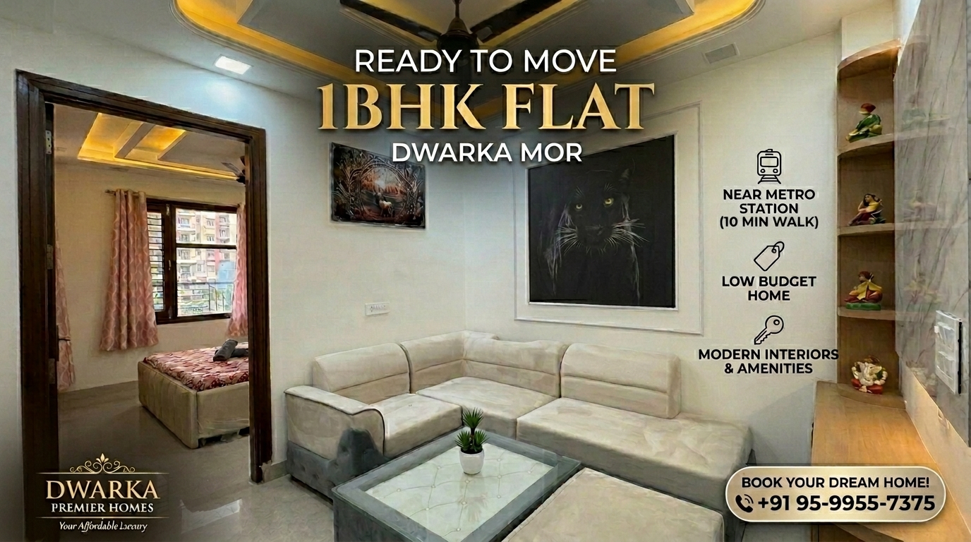 1 BHK flat in Dwarka Mor