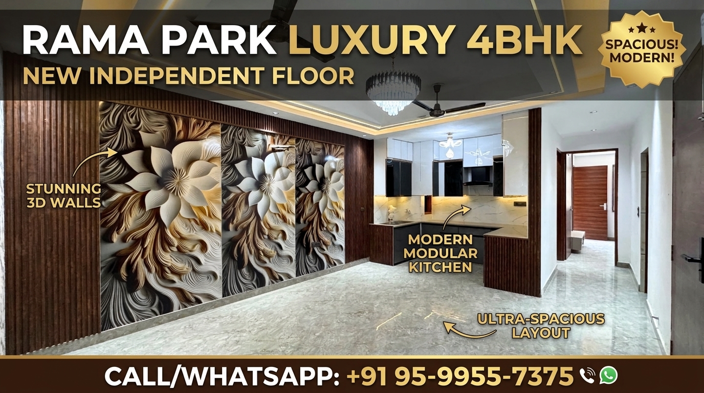 4BHK Flat in Rama Park