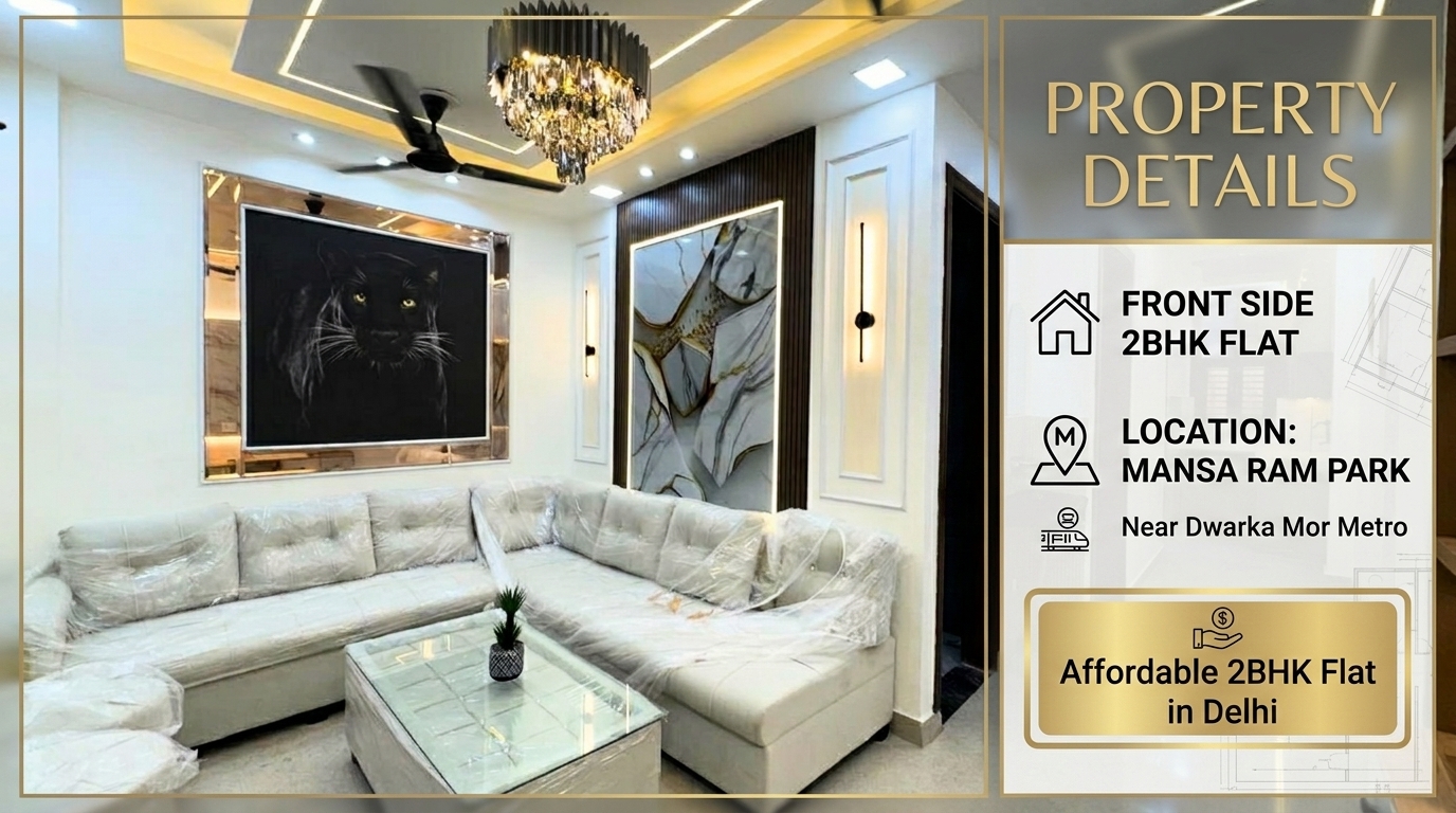2BHK Flat in Dwarka Mor