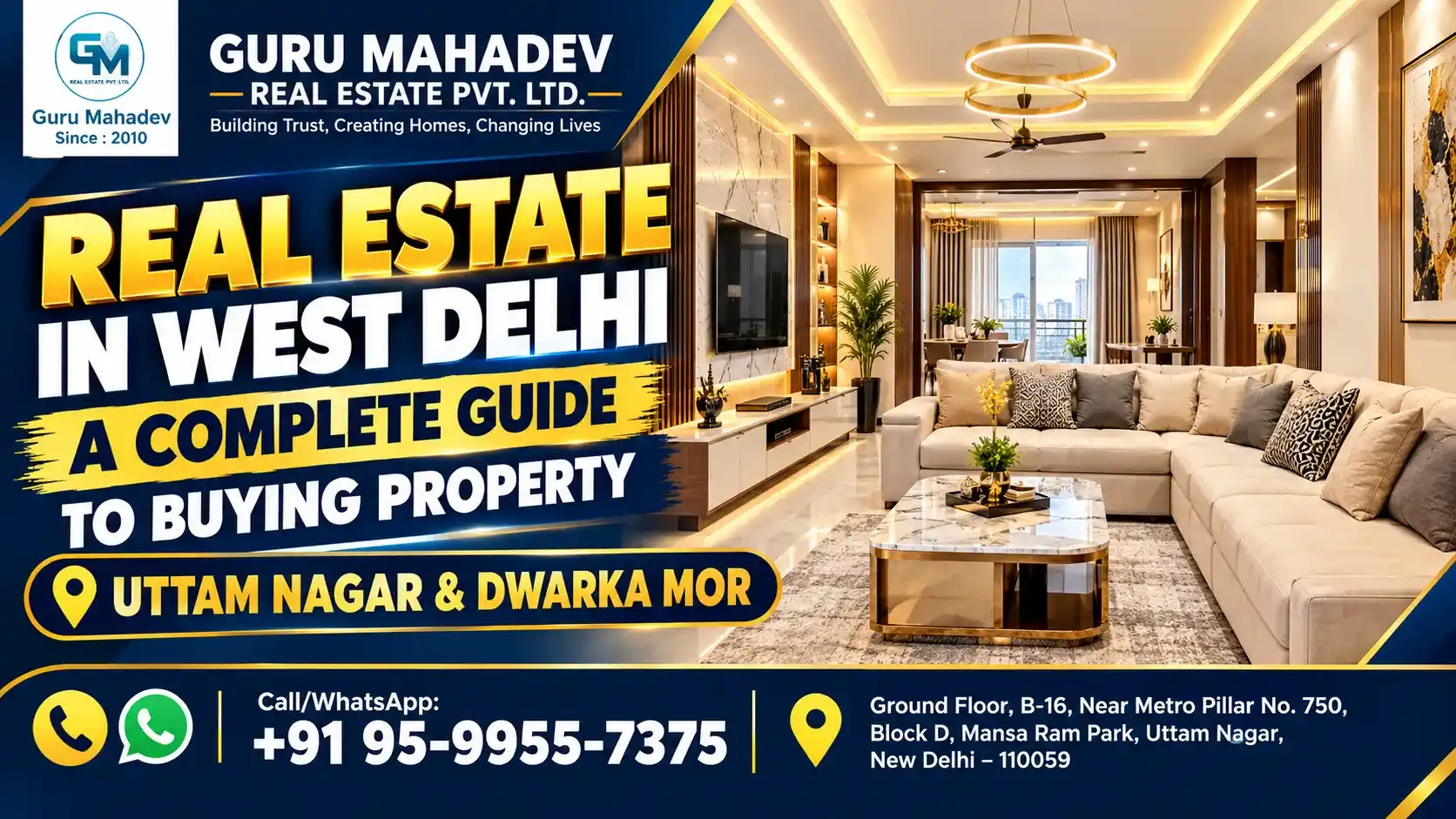 How to Choose the Best 2 BHK Flat in Uttam Nagar