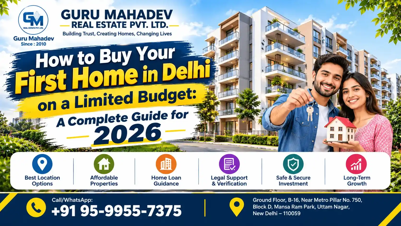 Buy First Home in Delhi