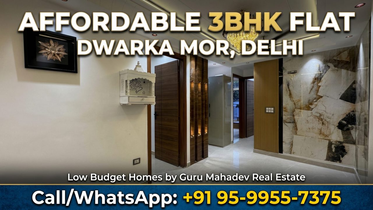 Budget 2 BHK Flat in Dwarka Mor