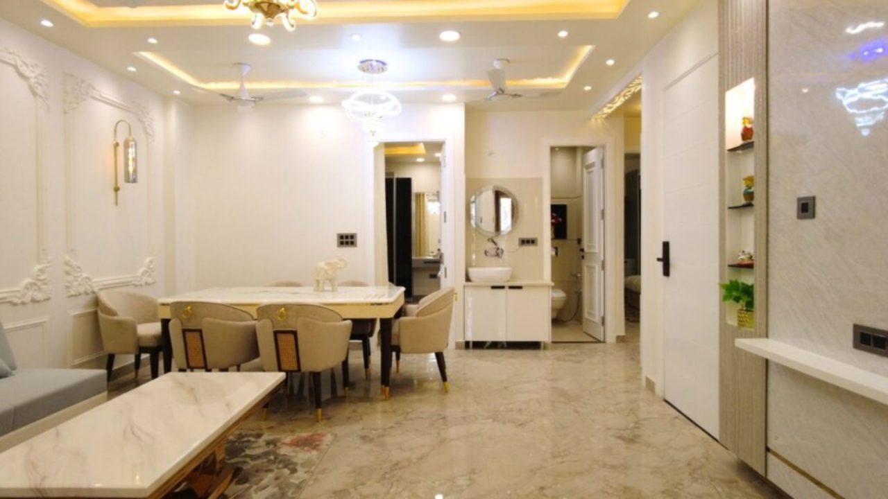 Fully Furnished 3 BHK Floors in Uttam