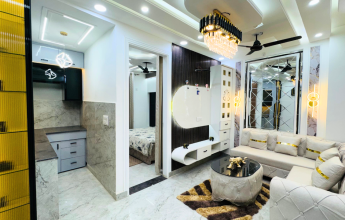 Luxury modern living room interior
