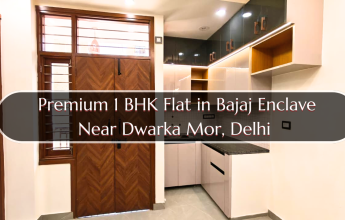 Premium 1 BHK flat in Bajaj Enclave near Dwarka Mor