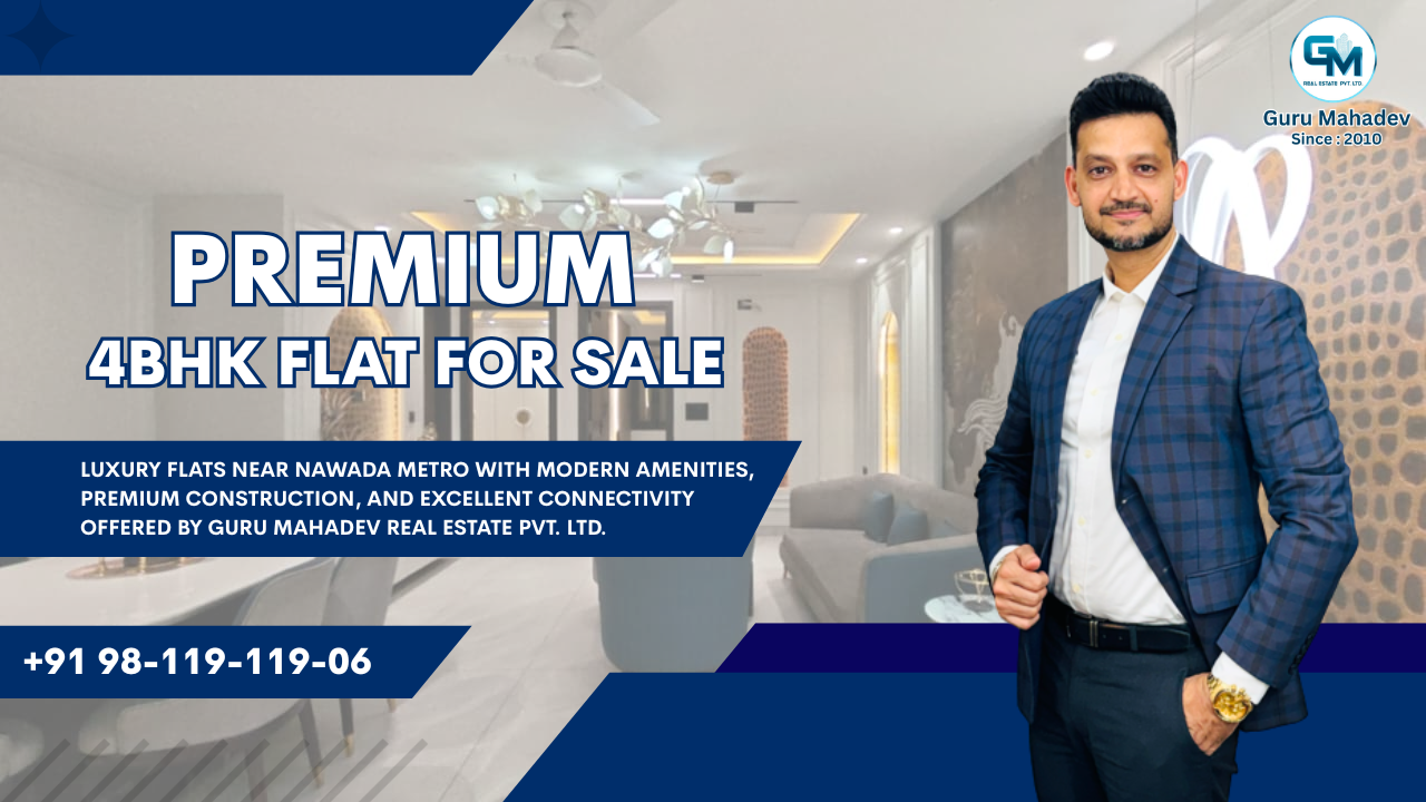 flats near Dwarka Mor Metro