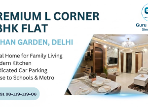 3BHK flat in Dwarka Mor area