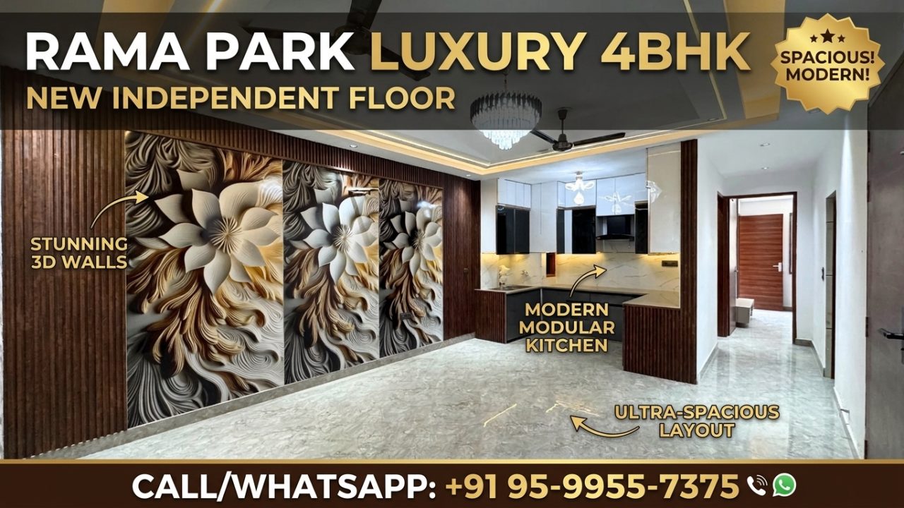 4BHK Flat in Rama Park