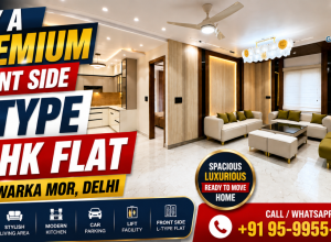 Front Side 4BHK Flat in Dwarka Mor