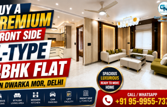 Front Side 4BHK Flat in Dwarka Mor