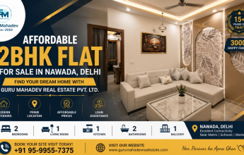 2BHK flat for sale in Nawada Delhi