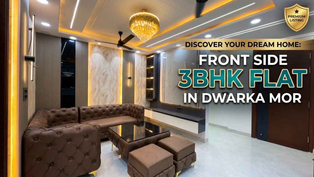 spacious 3BHK flat for family