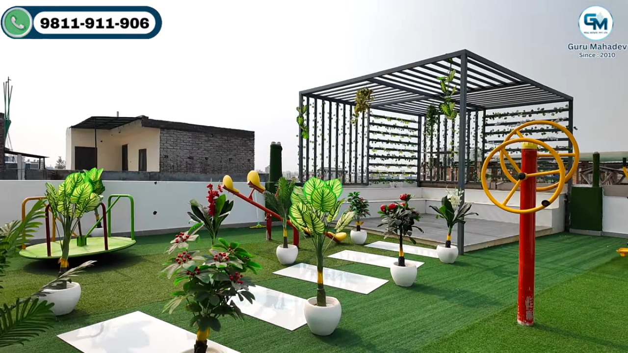 Cricket on terrace 2BHK
