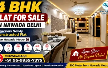 4 BHK flat for sale in Nawada Delhi