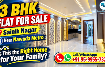 3 bhk flat in uttam nagar