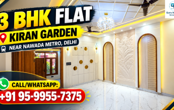 3 BHK flat near Nawada Metro