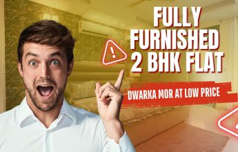 Fully Furnished 2 BHK Flat near Dwarka Mor at Low Price