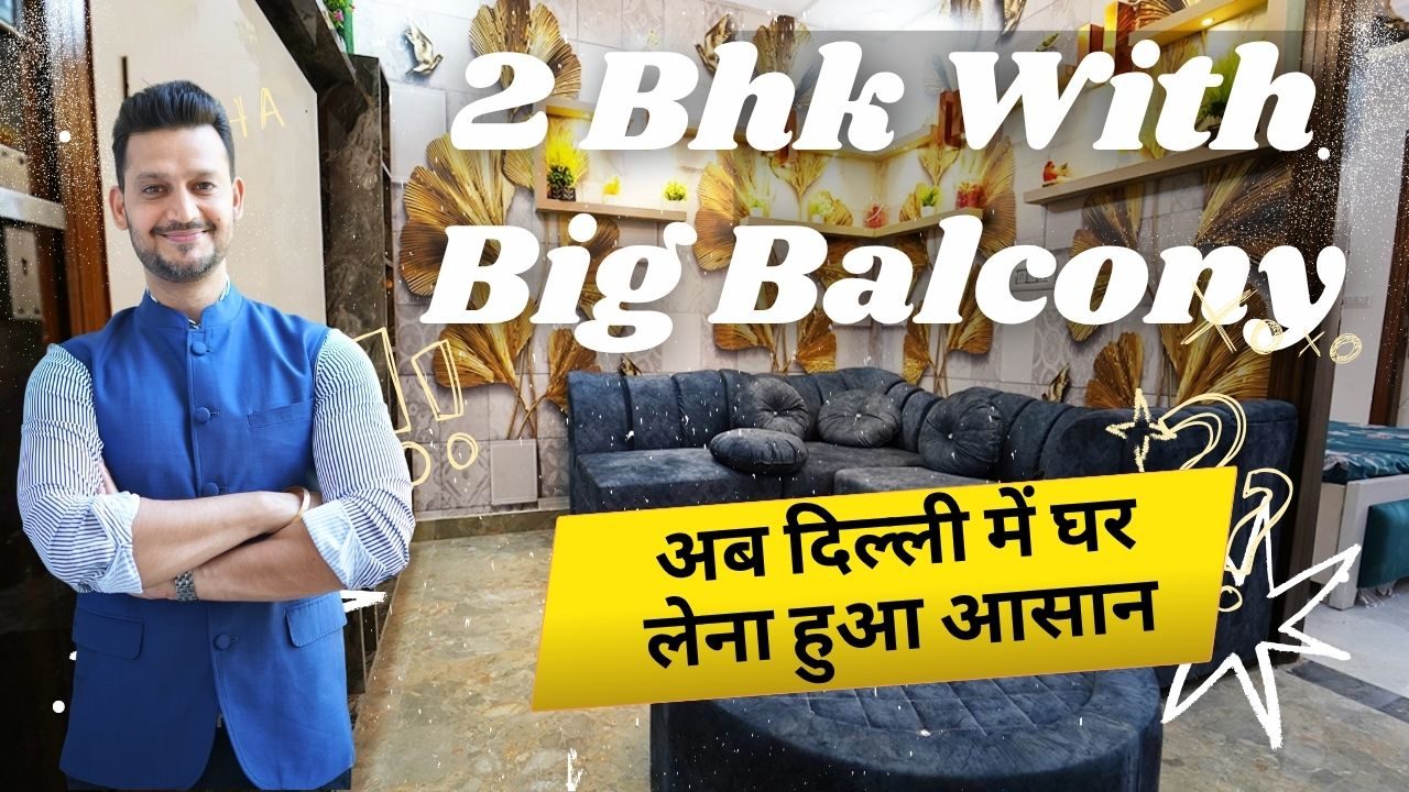 2 BHK Flat with Balcony near Mohan Garden