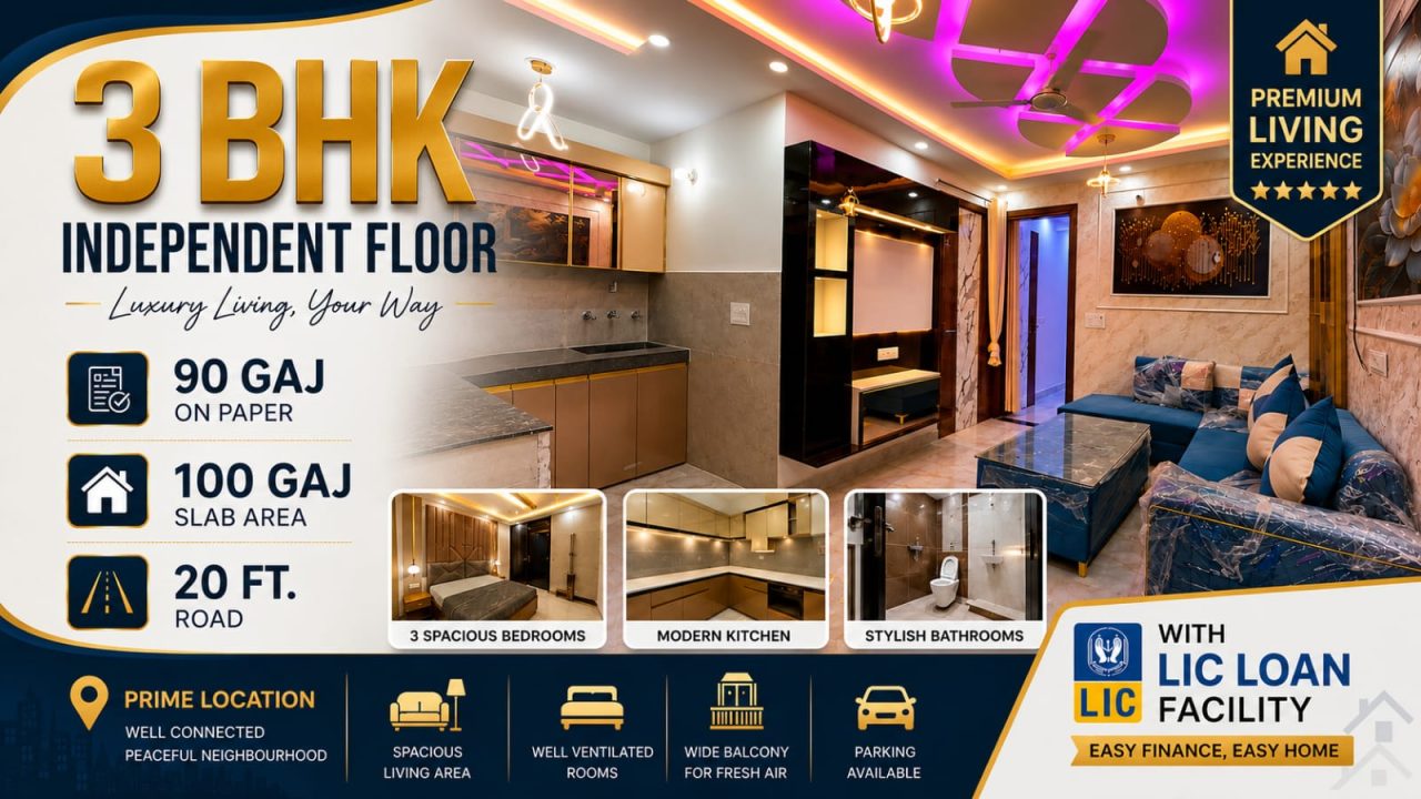 3BHK flat near Nawada Metro