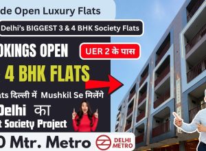 3 BHK society flats near Dwarka Mor