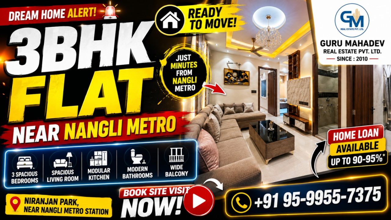 Affordable 2BHK Flat in Delhi