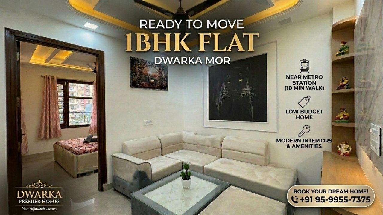 1 BHK flat in Dwarka Mor