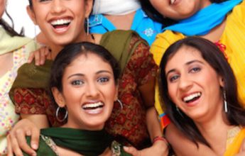 six young girls