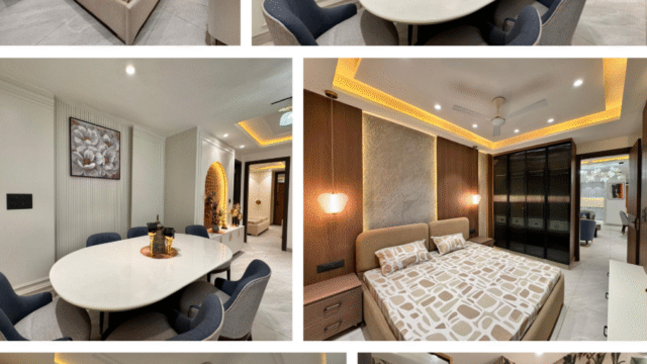 Modern 4 BHK flat in Nawada with stylish interiors.