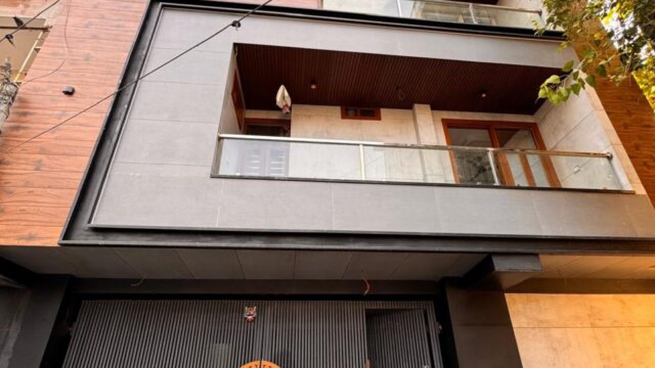 Modern multi-storey building with balconies