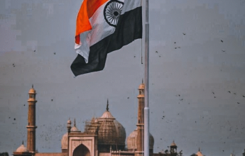 Indian flag hoisting ceremony