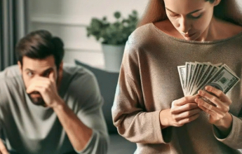 Confused couple after finalizing the flat