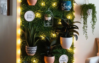 Floating Shelves with Decorative Items