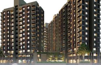 Modern high-rise residential building