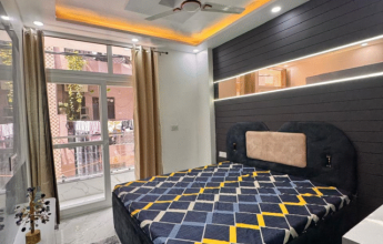 Modern 3 BHK bedroom in Uttam Nagar
