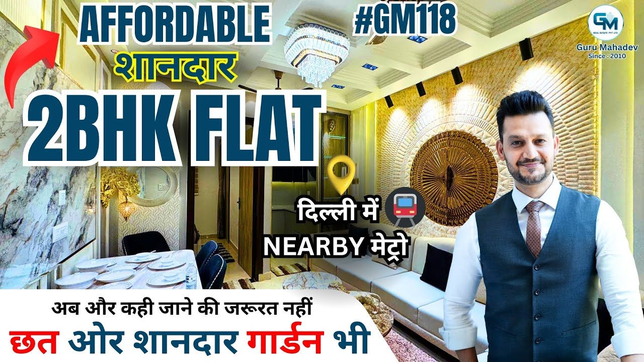 Affordable 2bhk flat in delhi nearby metro