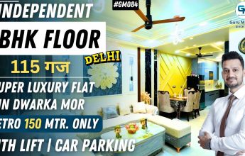 Spacious 3BHK flat in Dwarka Mor, Delhi – ideal for families and real estate investors, with metro access and modern design.